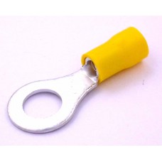 10 mm Insulated Ring Crimp (YELLOW)